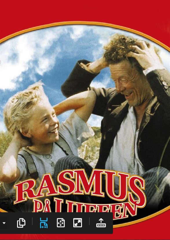 Affisch Rasmus på luffen