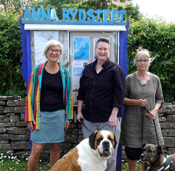 Viktoria Bengtsdotter-Katz tillsammans med Hanna Hallgren och Ylva Magnusson.